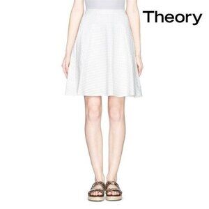 Theory Womens Waffle Knit‎ A Line Mini Skirt